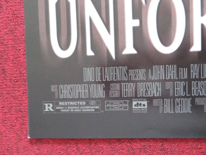 UNFORGETTABLE US ONE SHEET ROLLED POSTER RAY LIOTTA LINDA FIORENTINO 1996 Movie posters