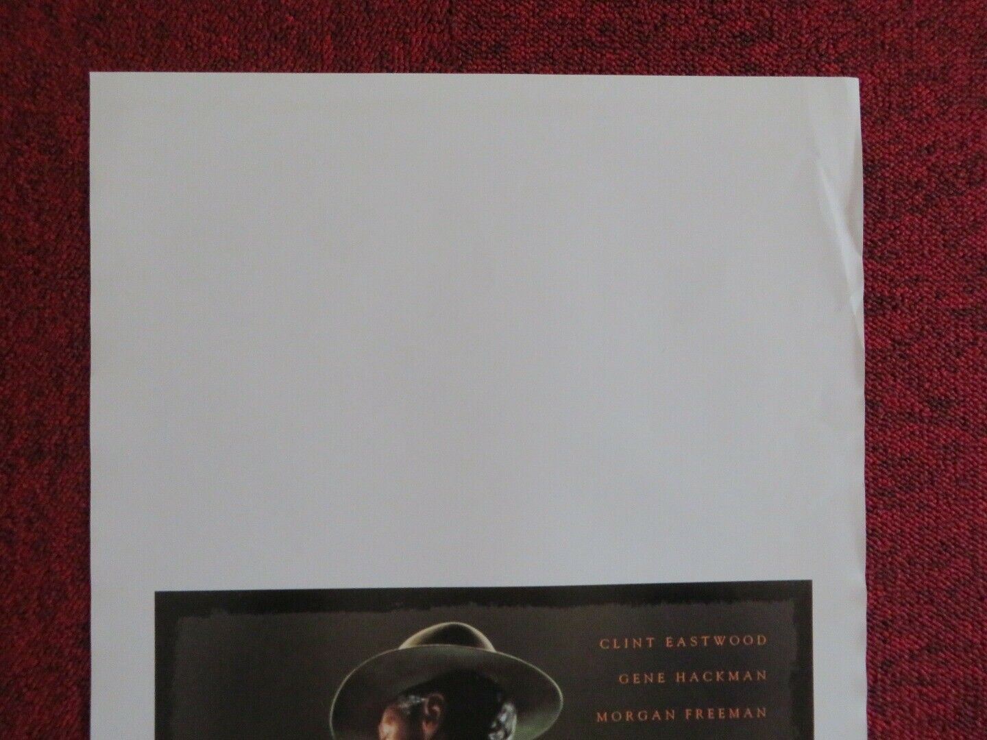Unforgiven ITALIAN LOCANDINA (27.5"x13") POSTER CLINT EASTWOOD 1992 Rendezvous Cinema Movie posters