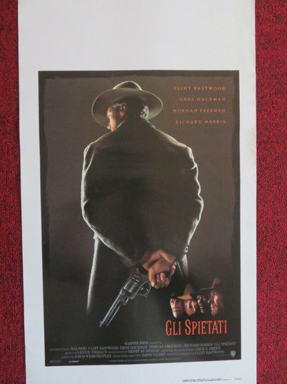 Unforgiven ITALIAN LOCANDINA (27.5"x13") POSTER CLINT EASTWOOD 1992 Rendezvous Cinema Movie posters