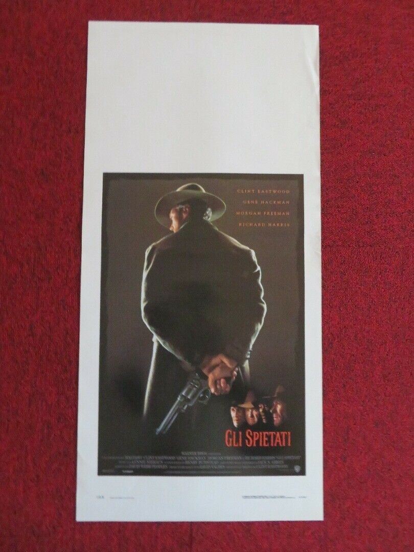 Unforgiven ITALIAN LOCANDINA (27.5"x13") POSTER CLINT EASTWOOD 1992 Rendezvous Cinema Movie posters