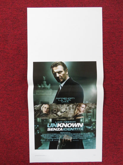 UNKNOWN ITALIAN LOCANDINA POSTER LIAM NEESON DIANE KRUGER 2011 Rendezvous Cinema Movie posters