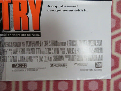 UNLAWFUL ENTRY ONE SHEET POSTER KURT RUSSEL RAY LIOTTA 1992 Movie posters