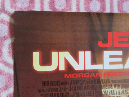 UNLEASHED US ONE SHEET ROLLED JET LI MORGAN FREEMAN BOB HOSKINS 2005 Movie posters