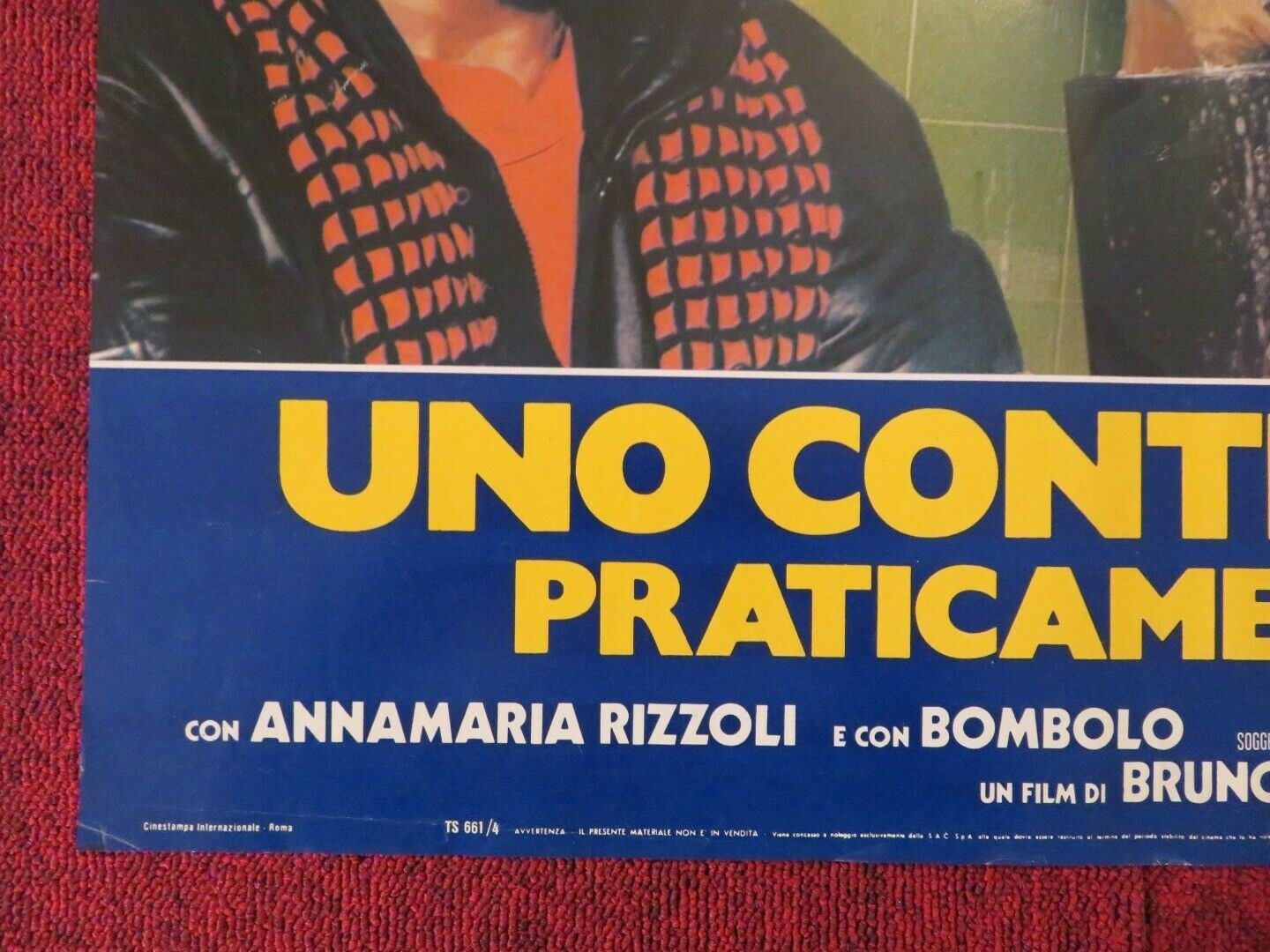UNO CONTRO L'ALTRO PRATICAMENTE AMICI ITALIAN FOTOBUSTA POSTER TOMAS MILIAN Movie posters