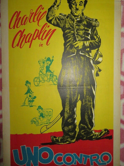 UNO CONTRO TUTTI / ONE AGAINST ALL ITALIAN LOCANDINA (27.5"x 13") POSTER 1962 Movie posters