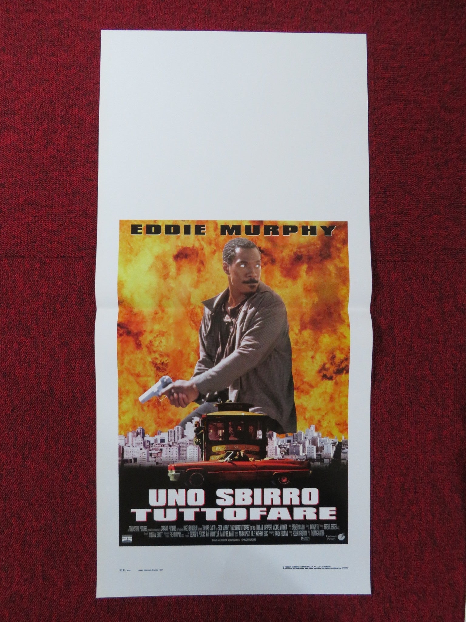 UNO SBIRRO TUTTOFARE ITALIAN LOCANDINA POSTER EDDIE MURPHY KIM MIYORI 1997 Rendezvous Cinema Movie posters