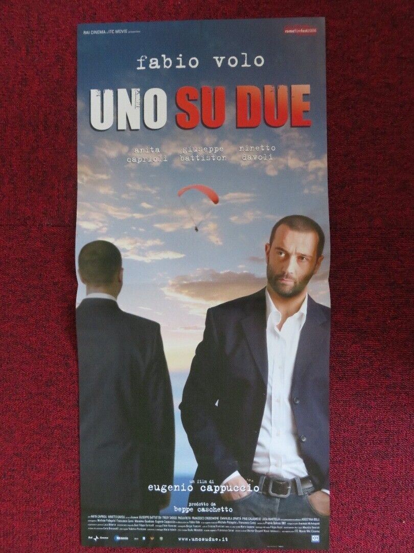 UNO SU DUE ITALIAN LOCANDINA (26.5"x12.5") POSTER FABIO VOLO ANITA CAPRIOLI 2006 - Rendezvous Cinema