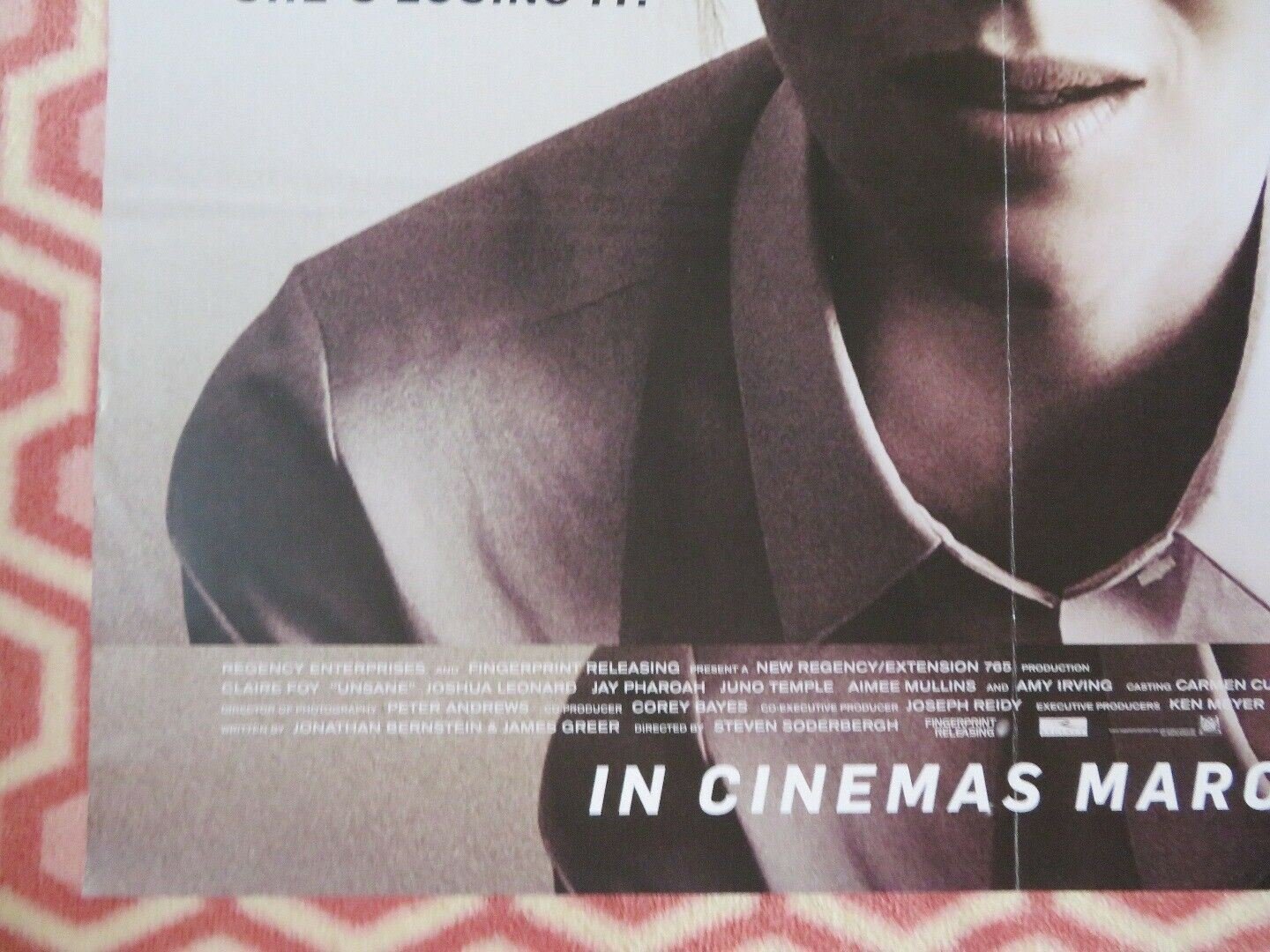 UNSANE UK ONE SHEET (27"x 41") ROLLED POSTER CLAIRE FOY 2018 Movie posters