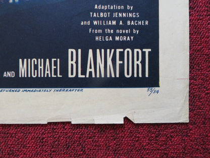 UNTAMED US ONE SHEET POSTER TYRONE POWER SUSAN HAYWARD 1955 Movie posters