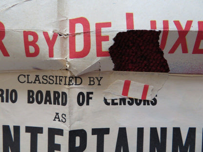 UNTAMED US ONE SHEET POSTER TYRONE POWER SUSAN HAYWARD 1955 Movie posters