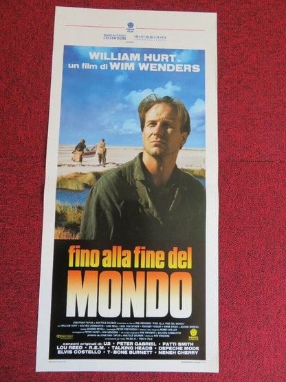 UNTIL THE END OF THE WORLD ITALIAN LOCANDINA (27.5"x13") POSTER W. HURT1991 Movie posters