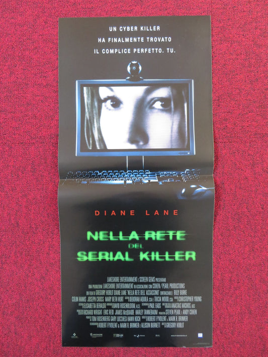 UNTRACEABLE ITALIAN LOCANDINA POSTER DIANE LANE COLIN HANKS 2008 Rendezvous Cinema Movie posters