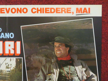UOMINI DURI - A ITALIAN FOTOBUSTA POSTER ENRICO MONTESANO RENATO POZZETO 1987 - Rendezvous Cinema