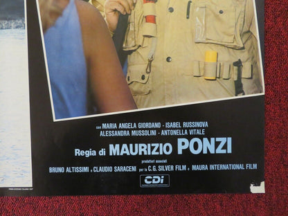 UOMINI DURI - B ITALIAN FOTOBUSTA POSTER ENRICO MONTESANO RENATO POZZETO 1987 - Rendezvous Cinema
