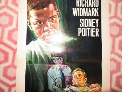 UOMO BIANCO TU VIVRAI / No Way Out ITALIAN LOCANDINA (27.5"x13") POSTER 1951 Movie posters