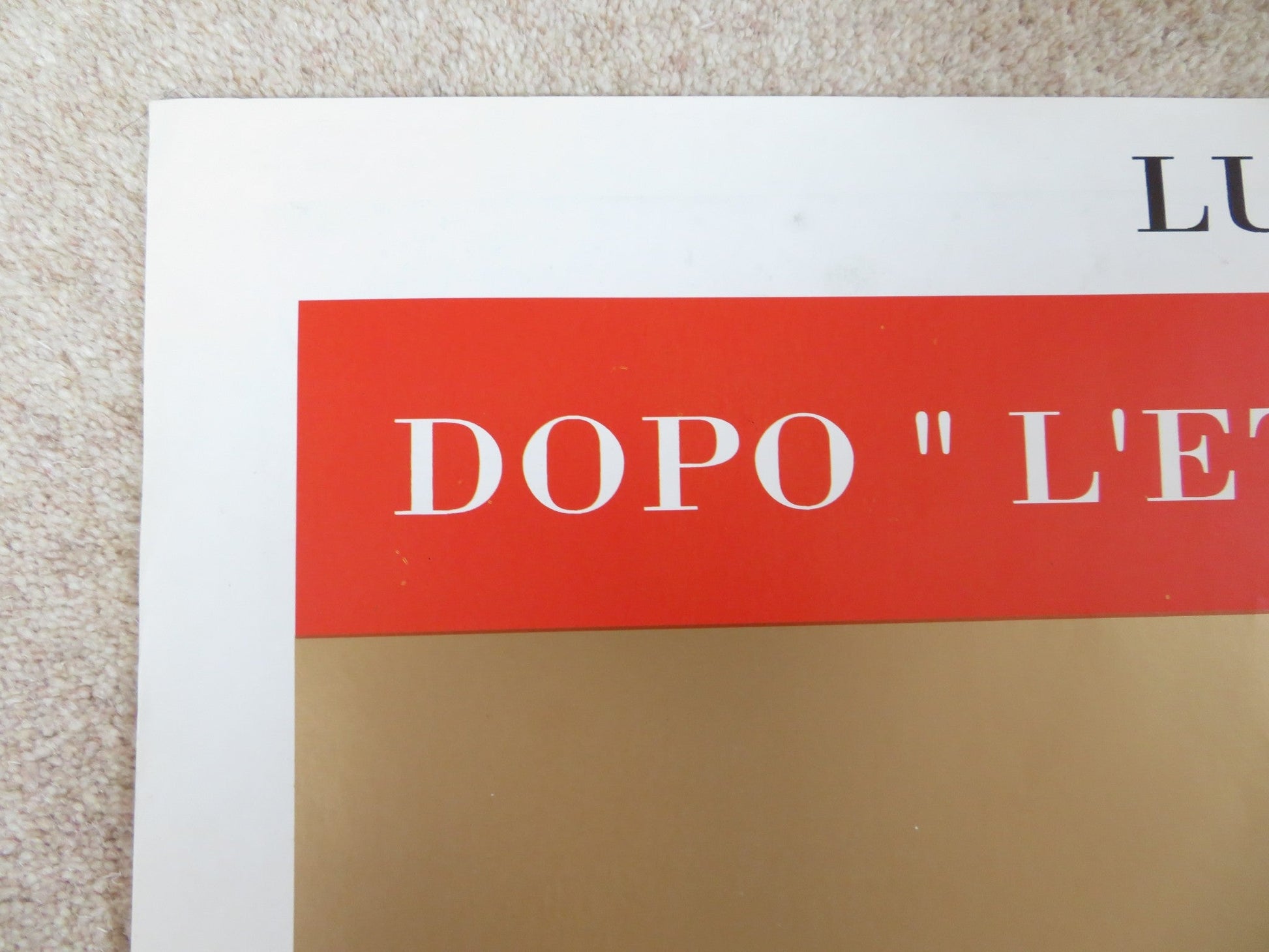 UOVA D'ORO ITALIAN 2 FOGLIO POSTER JAVIER BARDEM MARIA DE MEDEIROS 1993 Rendezvous Cinema Movie posters