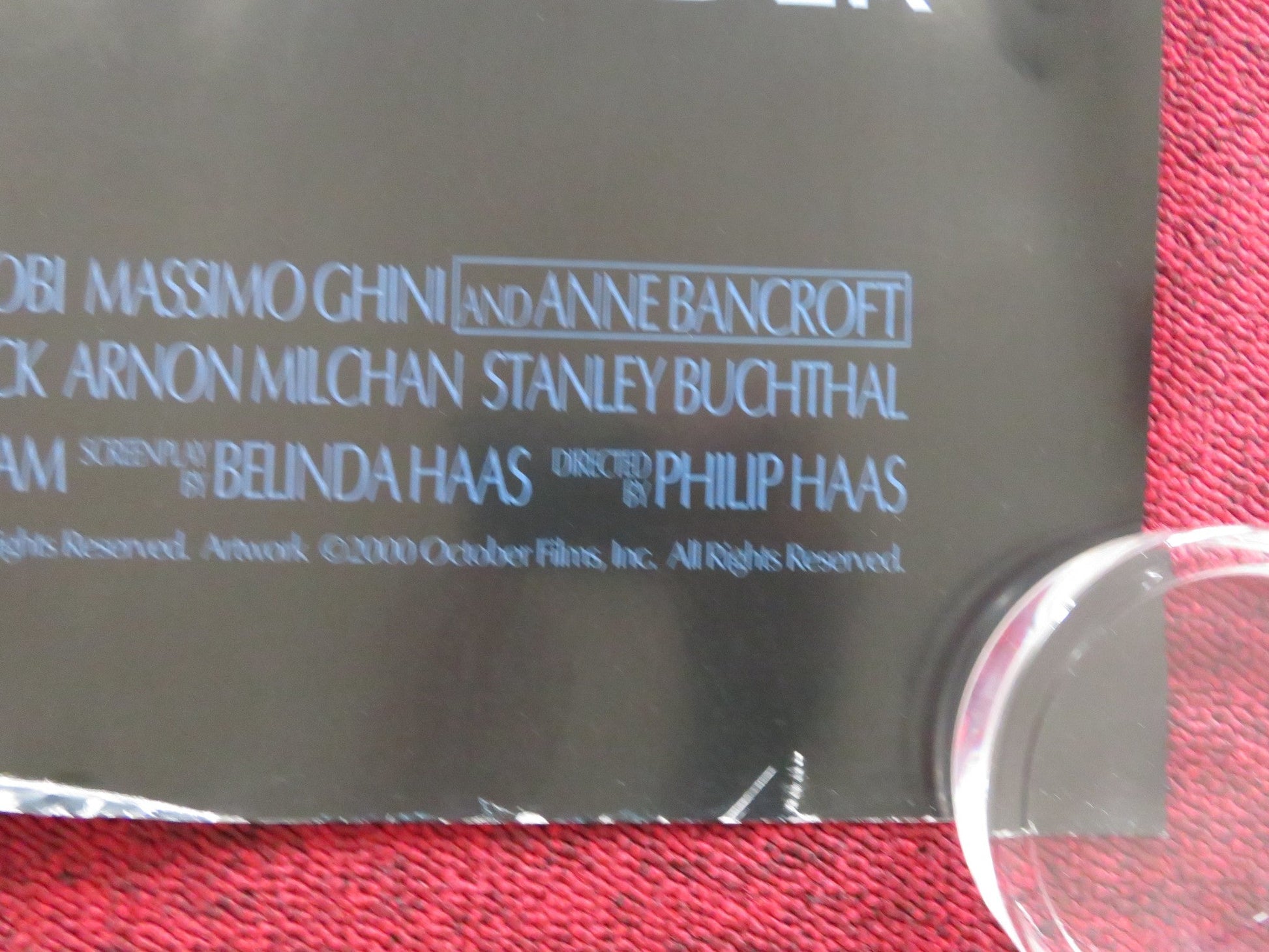 UP AT THE VILLA UK QUAD (30"x 40") ROLLED POSTER KRISTEN SCOTT THOMAS 2000 Rendezvous Cinema Movie posters