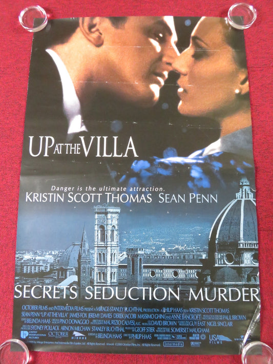 UP AT THE VILLA US ONE SHEET ROLLED POSTER KRISTIN SCOTT THOMAS SEAN PENN 2000 Rendezvous Cinema Movie posters