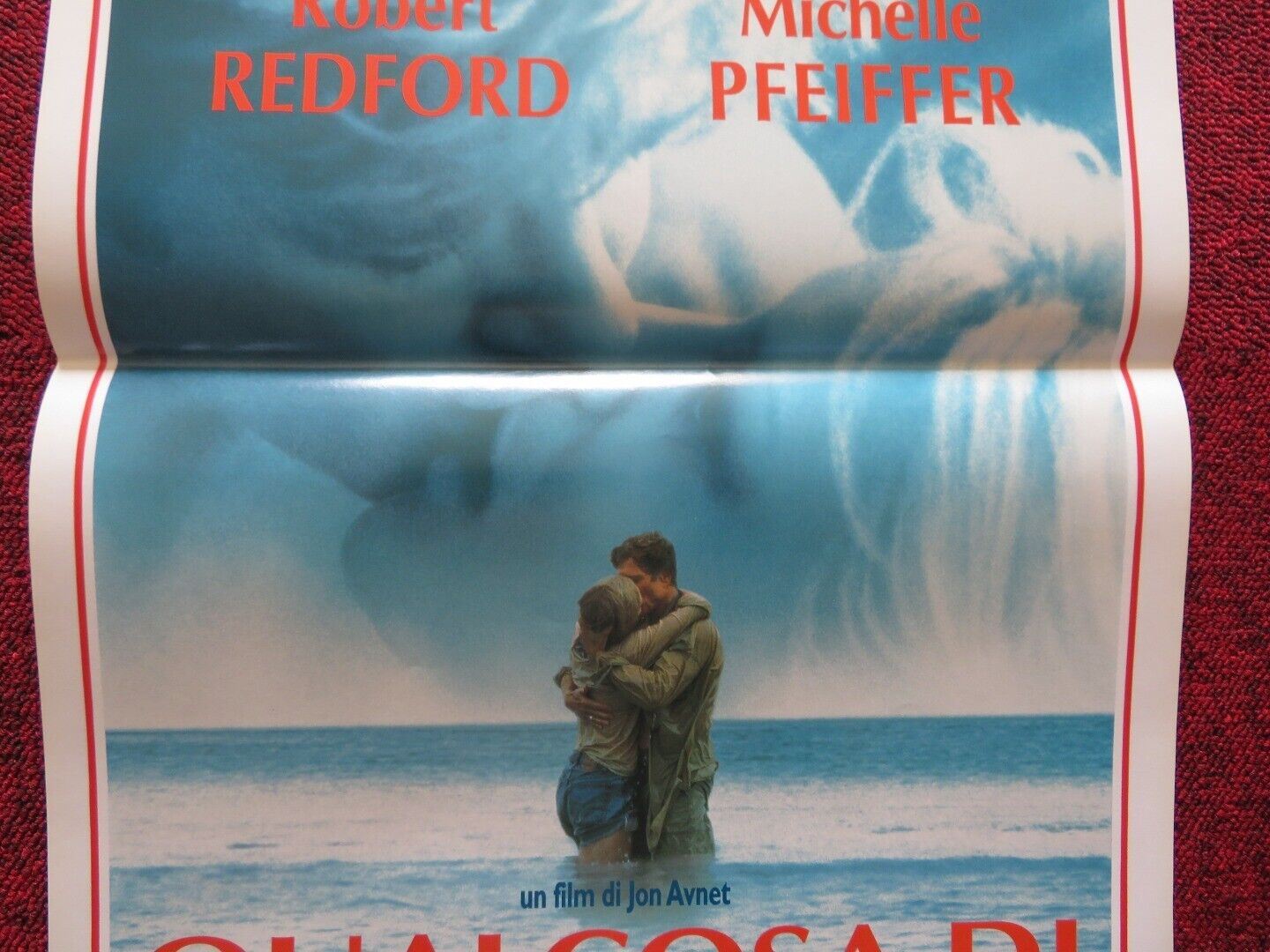 UP CLOSE AND PERSONAL ITALIAN LOCANDINA (27.5"x13") POSTER ROBERT REDFORD 1996 Movie posters