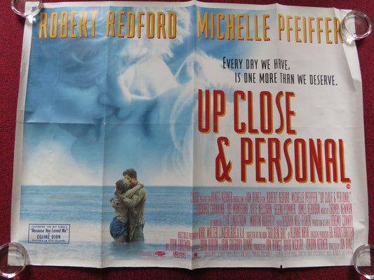 UP CLOSE AND PERSONAL UK QUAD (30"x 40") ROLLED POSTER MICHELLE PFEIFFER 1996 Rendezvous Cinema Movie posters