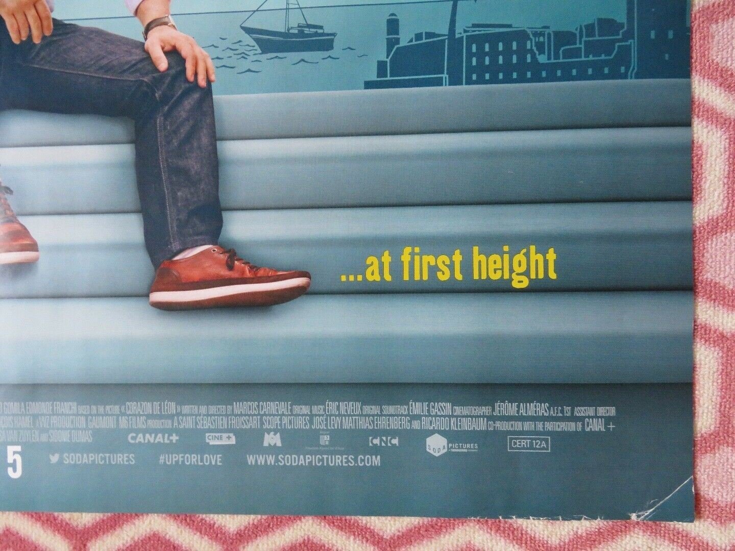 UP FOR LOVE QUAD (30"x 40") ROLLED POSTER JEAN DUJARDIN VIRGINIE EFIRA 2016 Movie posters