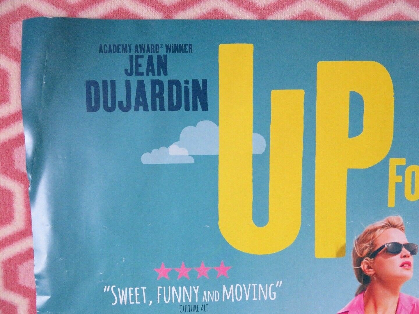 UP FOR LOVE QUAD (30"x 40") ROLLED POSTER JEAN DUJARDIN VIRGINIE EFIRA 2016 Movie posters