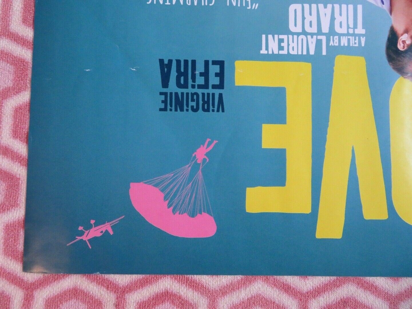 UP FOR LOVE QUAD (30"x 40") ROLLED POSTER JEAN DUJARDIN VIRGINIE EFIRA 2016 Movie posters