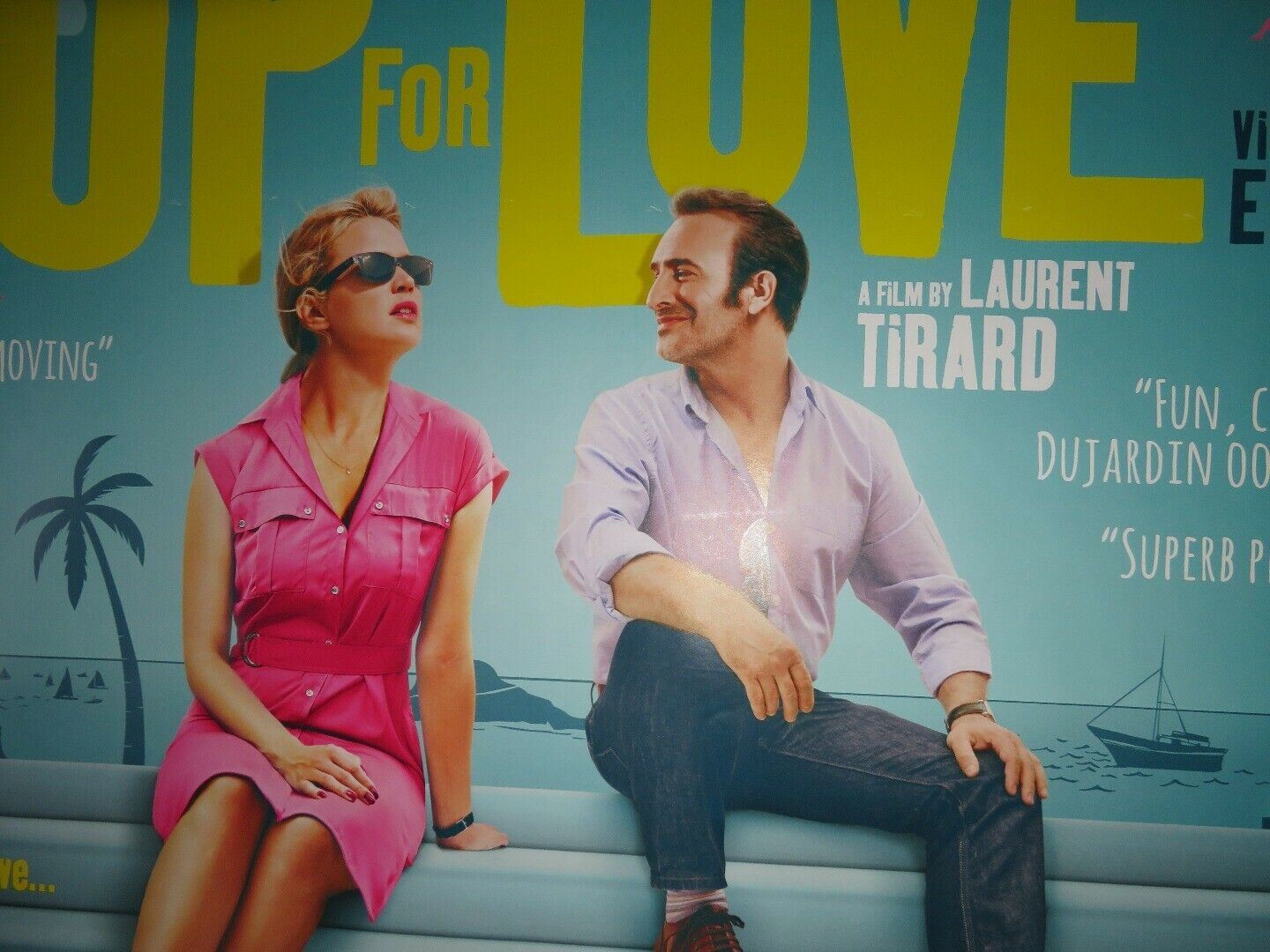 UP FOR LOVE QUAD (30"x 40") ROLLED POSTER JEAN DUJARDIN VIRGINIE EFIRA 2016 Movie posters
