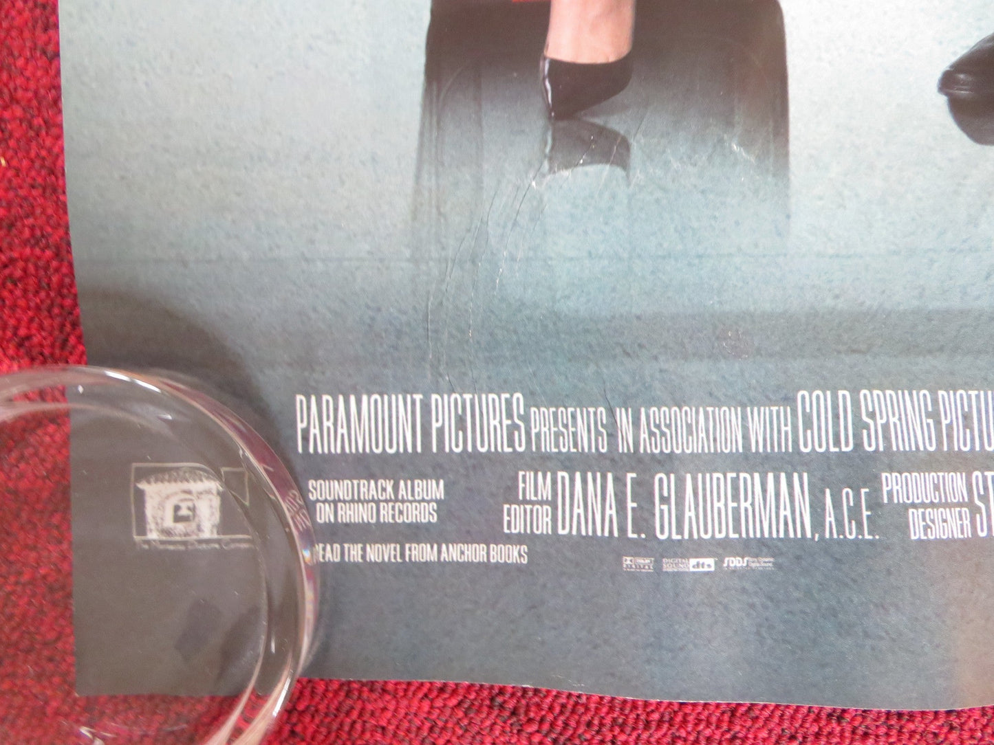 UP IN THE AIR UK QUAD ROLLED POSTER GEORGE CLOONEY ANNA KENDRICK 2009 Rendezvous Cinema Movie posters