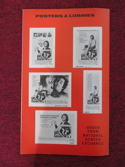 UP IN THE CELLAR UNCUT AMERICAN INTERNATIONAL PRESS BOOK STERN JOAN COLLINS 1970 Rendezvous Cinema Movie posters