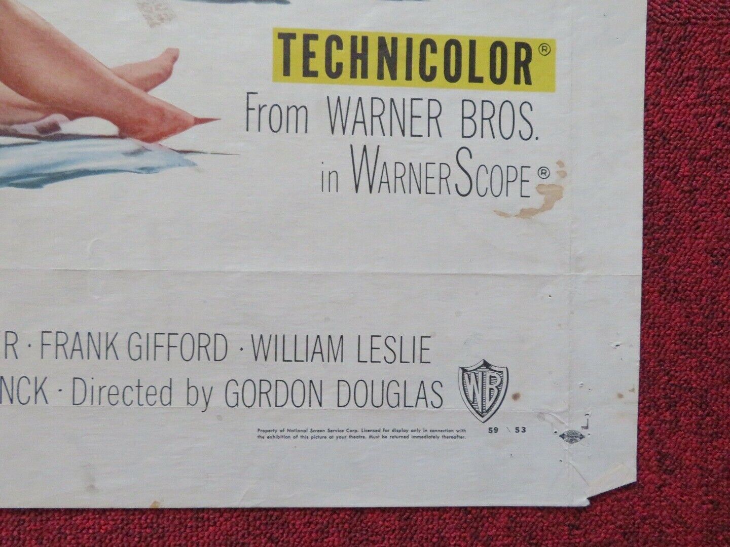 UP PERISCOPE FOLDED US ONE SHEET POSTER JAMES GARNER 1959 Movie posters