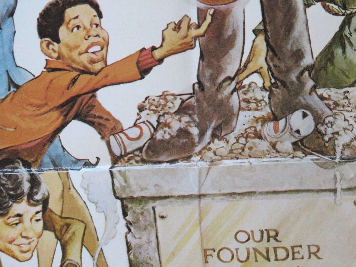 UP THE ACADEMY FOLDED US ONE SHEET POSTER MAD MAGAZINE ROBERT DOWNEY 1980 Movie posters