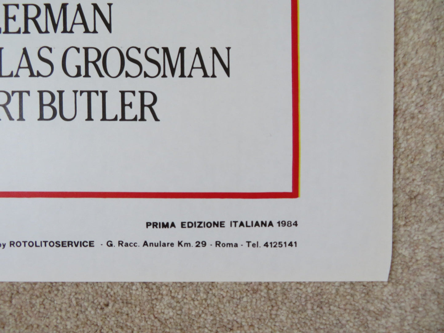 UP THE CREEK ITALIAN 2 FOGLIO POSTER TIM MATHESON JENNIFER RUNYON 1984 Rendezvous Cinema Movie posters