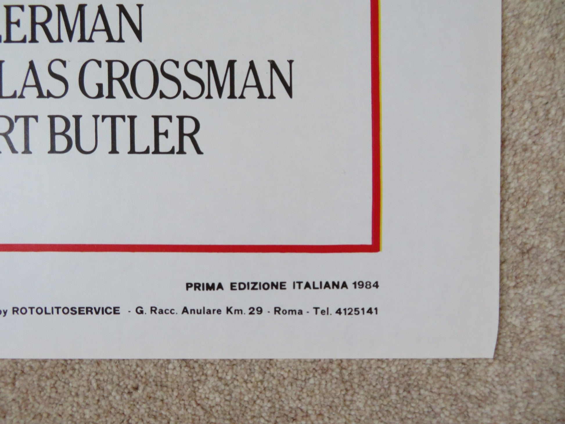 UP THE CREEK ITALIAN 2 FOGLIO POSTER TIM MATHESON JENNIFER RUNYON 1984 Rendezvous Cinema Movie posters