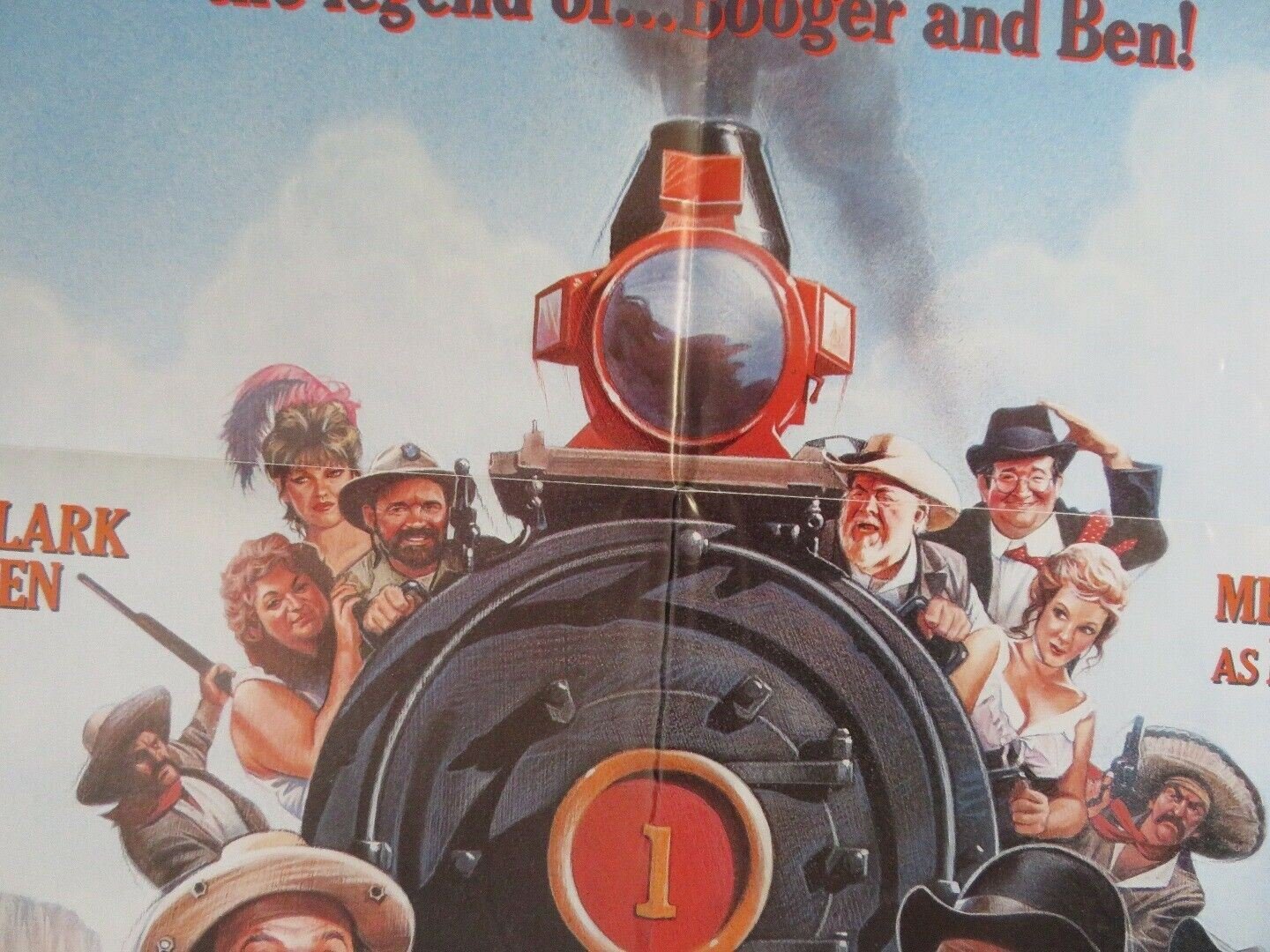 UPHILL ALL THE WAY US ONE SHEET (27"x 41") POSTER ROY CLARK MEL TILLIS 1986 Movie posters