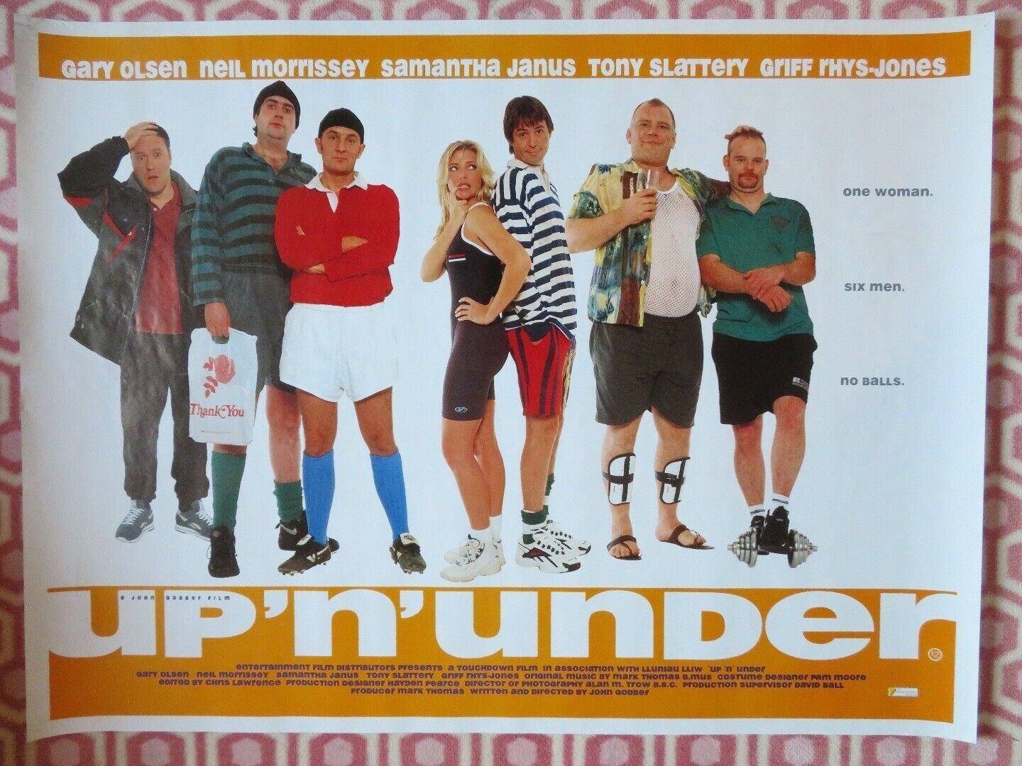 UP'N'UNDER QUAD (30"x 40")ROLLED POSTER GARY OLSEN NEIL MORRISSEY SAMANTHA JANUS Movie posters