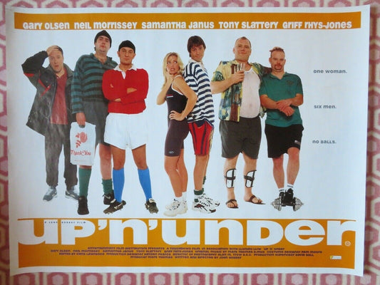 UP'N'UNDER QUAD (30"x 40")ROLLED POSTER GARY OLSEN NEIL MORRISSEY SAMANTHA JANUS Movie posters