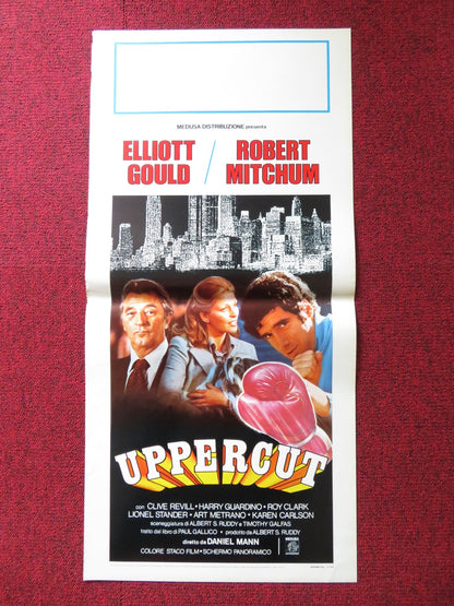 UPPERCUT ITALIAN LOCANDINA POSTER ELLIOTT GOULD ROBERT MITCHUM 1978 Rendezvous Cinema Movie posters