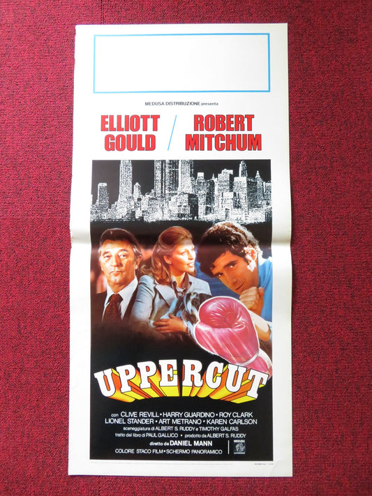 UPPERCUT ITALIAN LOCANDINA POSTER ELLIOTT GOULD ROBERT MITCHUM 1978 Rendezvous Cinema Movie posters