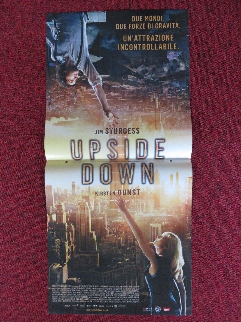 UPSIDE DOWN ITALIAN LOCANDINA (26.5"x12.5") POSTER JIM STURGESS 2012 - Rendezvous Cinema