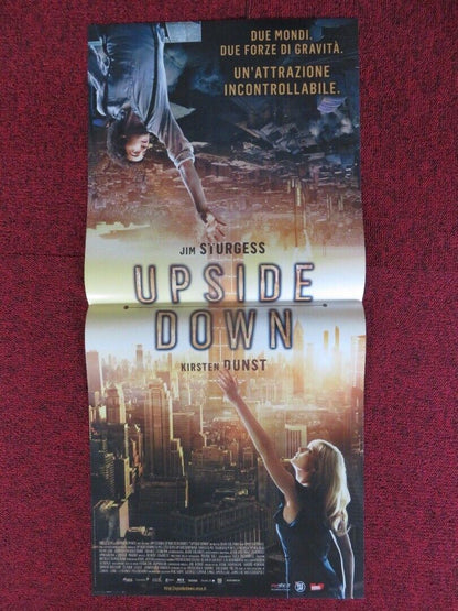 UPSIDE DOWN ITALIAN LOCANDINA (26.5"x12.5") POSTER JIM STURGESS 2012 - Rendezvous Cinema