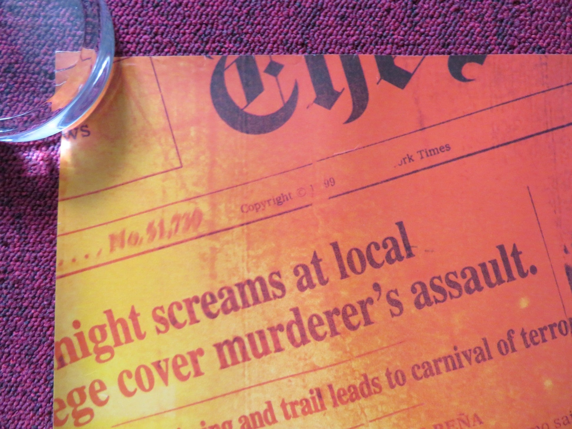 URBAN LEGENDS: FINAL CUT UK QUAD (30"x 40") ROLLED POSTER JENNIFER MORRISON 2000 Rendezvous Cinema Movie posters