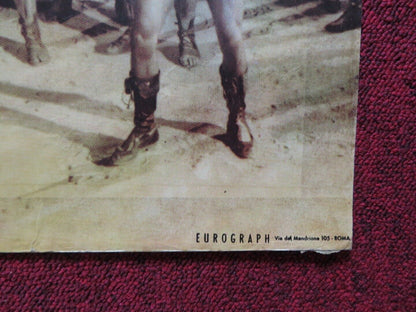 URSUS ITALIAN FOGLIO ROLLED POSTER ED FURY CRISTINA GAJONI 1961 Movie posters