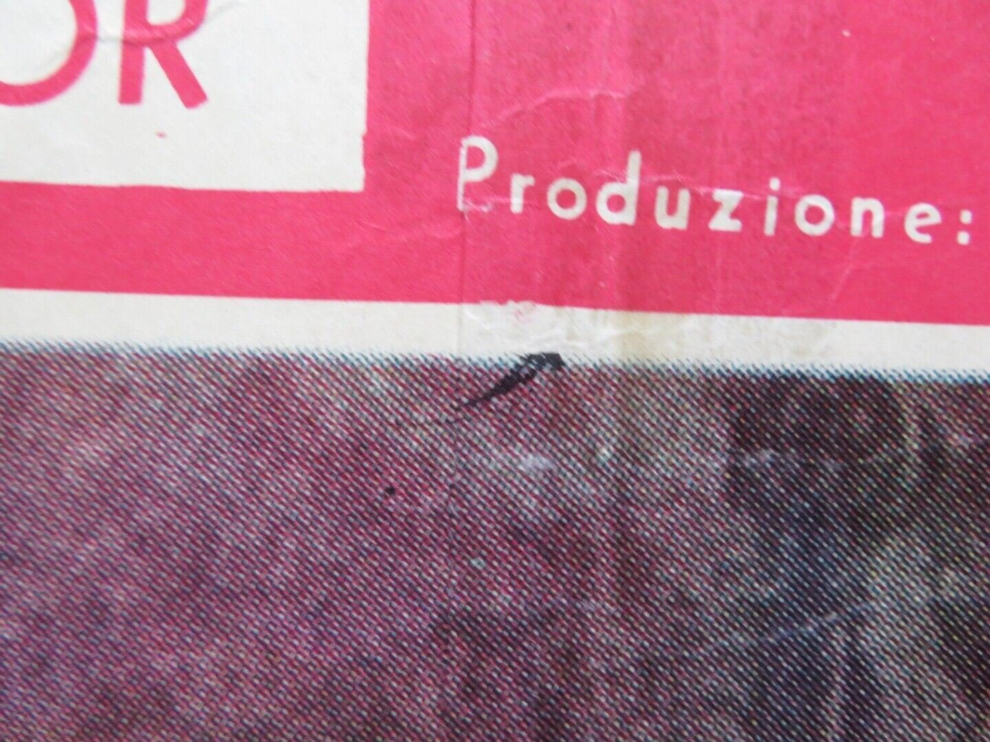 URSUS ITALIAN FOGLIO ROLLED POSTER ED FURY CRISTINA GAJONI 1961 Movie posters