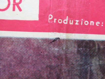 URSUS ITALIAN FOGLIO ROLLED POSTER ED FURY CRISTINA GAJONI 1961 Movie posters