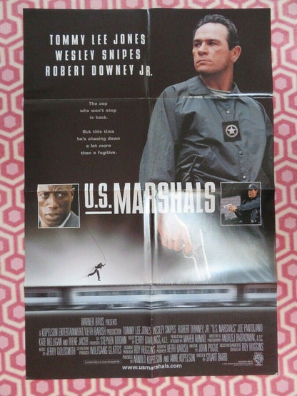 U.S. MARSHALS US ONE SHEET POSTER TOMMY LEE JONES ROBERT DOWNEY JR. Movie posters
