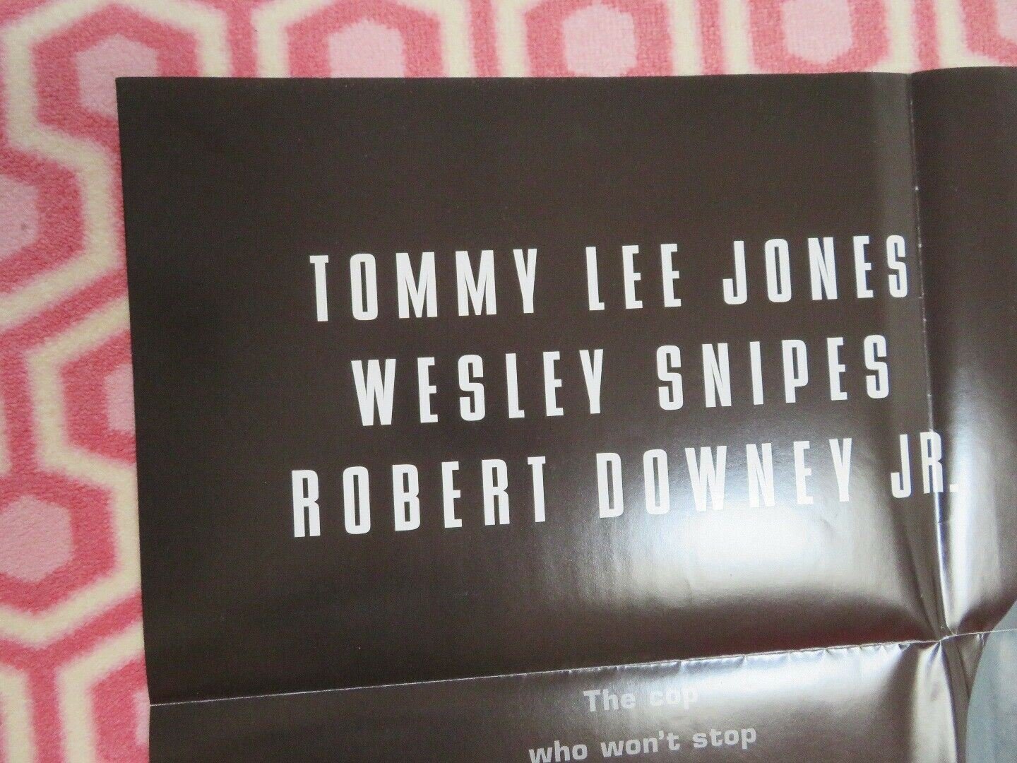 U.S. MARSHALS US ONE SHEET POSTER TOMMY LEE JONES ROBERT DOWNEY JR. Movie posters
