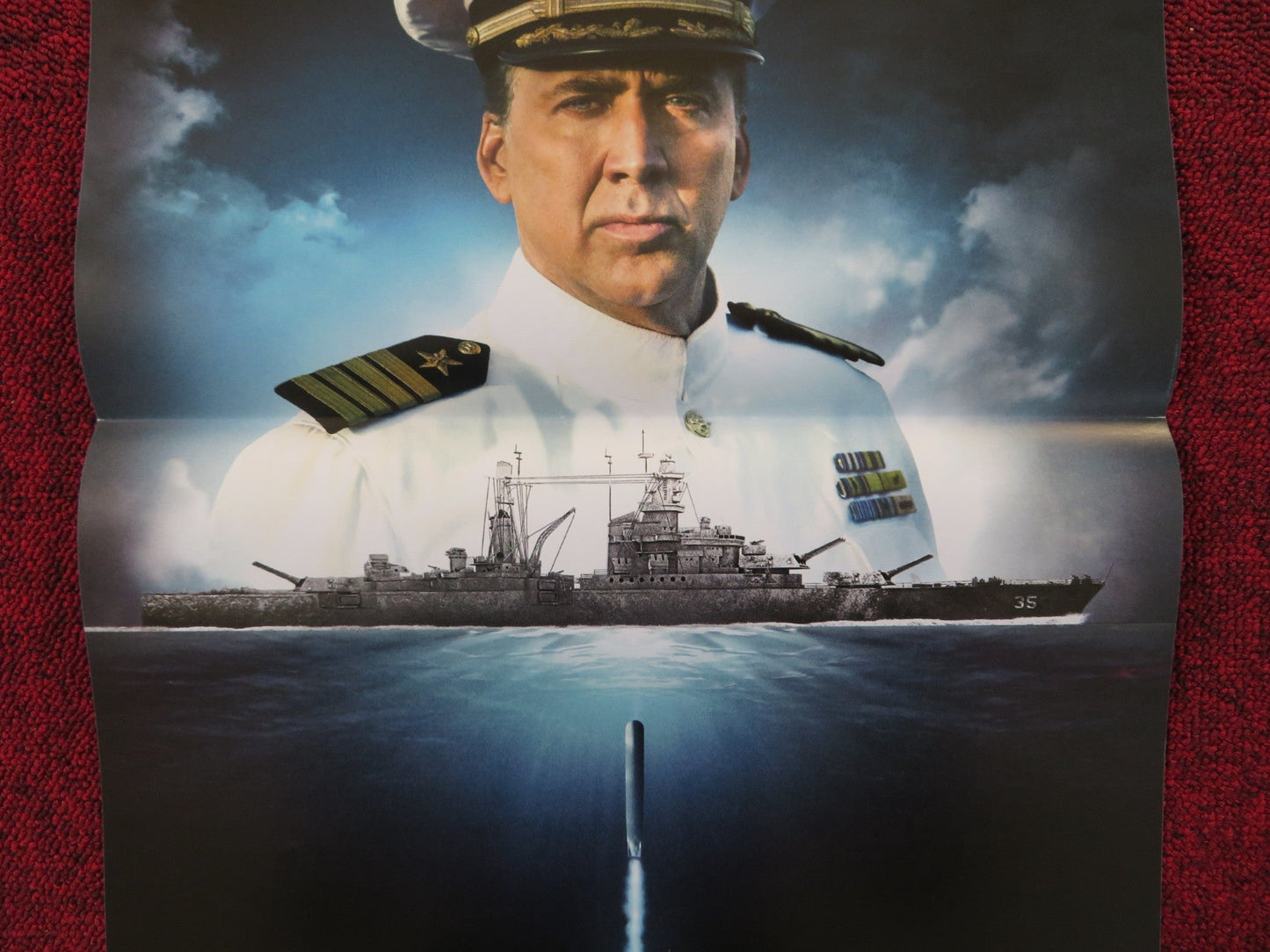 USS INDIANAPOLIS: MEN OF COURAGE ITALIAN LOCANDINA POSTER NICOLAS CAGE 2016 Rendezvous Cinema Movie posters
