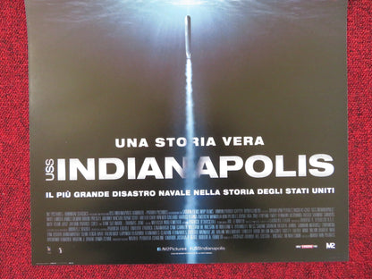 USS INDIANAPOLIS: MEN OF COURAGE ITALIAN LOCANDINA POSTER NICOLAS CAGE 2016 Rendezvous Cinema Movie posters