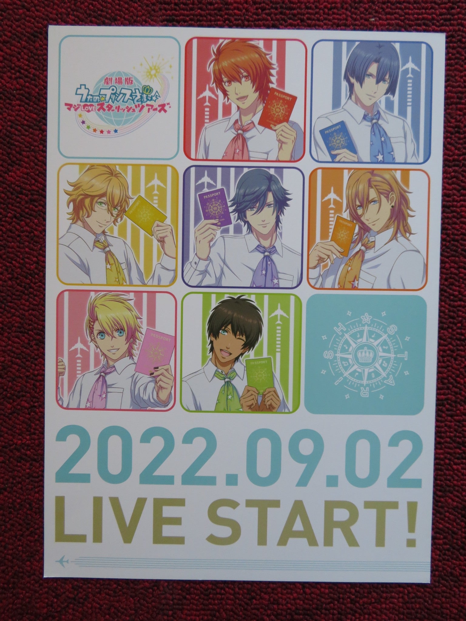 UTA NO PRINCE - SAMA JAPANESE CHIRASHI (B5) POSTER ANIME 2022 Rendezvous Cinema Movie posters